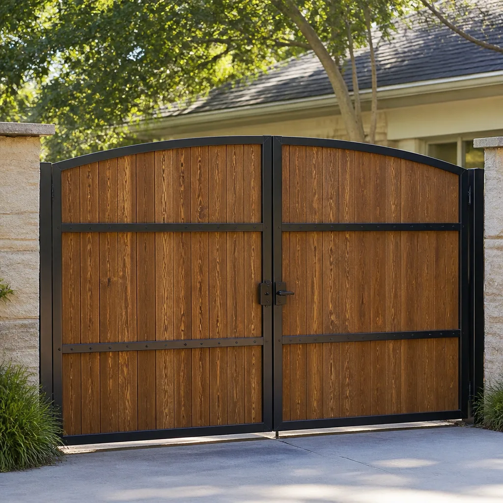 Wood & steel frame